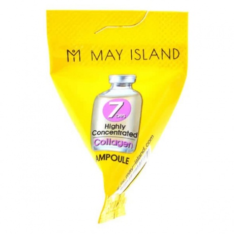 Набор cывороток для лица коллаген May Island Seven Days Collagen Ampoule 12шт*3мл - фото 2