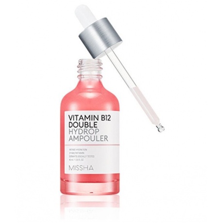 Увлажняющая сыворотка для лица MISSHA Vitamin B12 Double Hydrop Ampouler 40 мл - фото 3