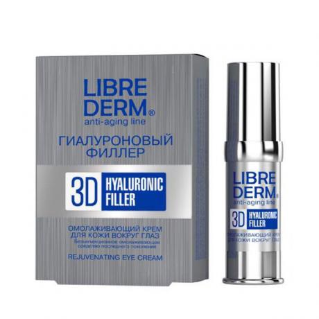 Librederm омолаживающий крем для кожи вокруг глаз &quot;Гиалуроновый 3D филлер&quot;, 15 мл - фото 1