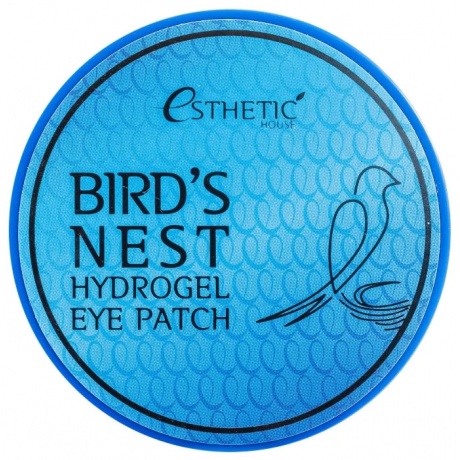 Гидрогелевые патчи с ласточкиным гнездом Esthetic House Bird's Nest Hydrogel Eye Patch - фото 1