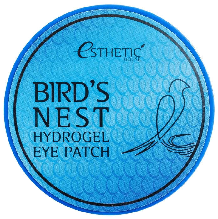 Гидрогелевые патчи с ласточкиным гнездом Esthetic House Bird's Nest Hydrogel Eye Patch