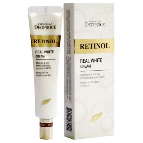 Крем с ретинолом для век и носогубных складок Premium Deoproce Retinol Real White Cream 40мл - фото 2