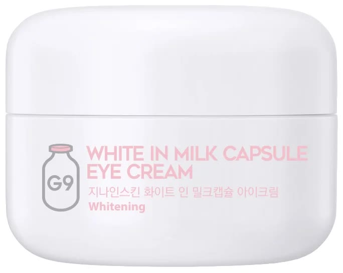 Крем для глаз осветляющий с молочными протеинами G9SKIN Milk Capsule Eye Cream 30гр