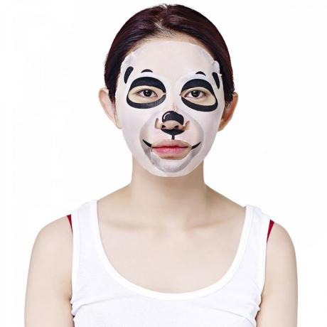 Маска-салфетка для лица Holika Holika Baby Pet Magic Mask Sheet Vitality Panda, 22 мл, от т.кругов - фото 3