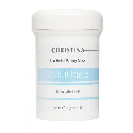 Азуленовая маска красоты для чувствительной кожи Christina Sea Herbal Beauty Mask Azulene, 250 мл - фото 1
