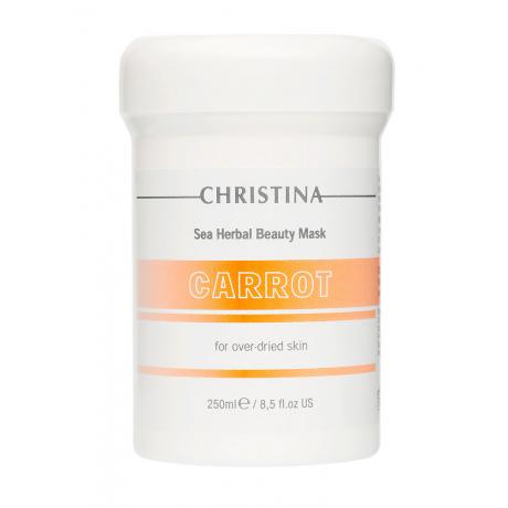 Кортиноловая маска красоты для пересушенной кожи Christina Sea Herbal Beauty Mask Carrot, 250 мл - фото 1