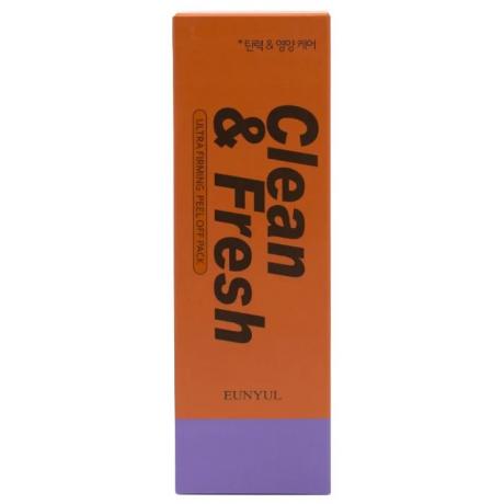 Маска-пленка для упругости кожи Eunyul Clean &amp; Fresh Ultra Firming Peel Off Pack, 100мл - фото 3
