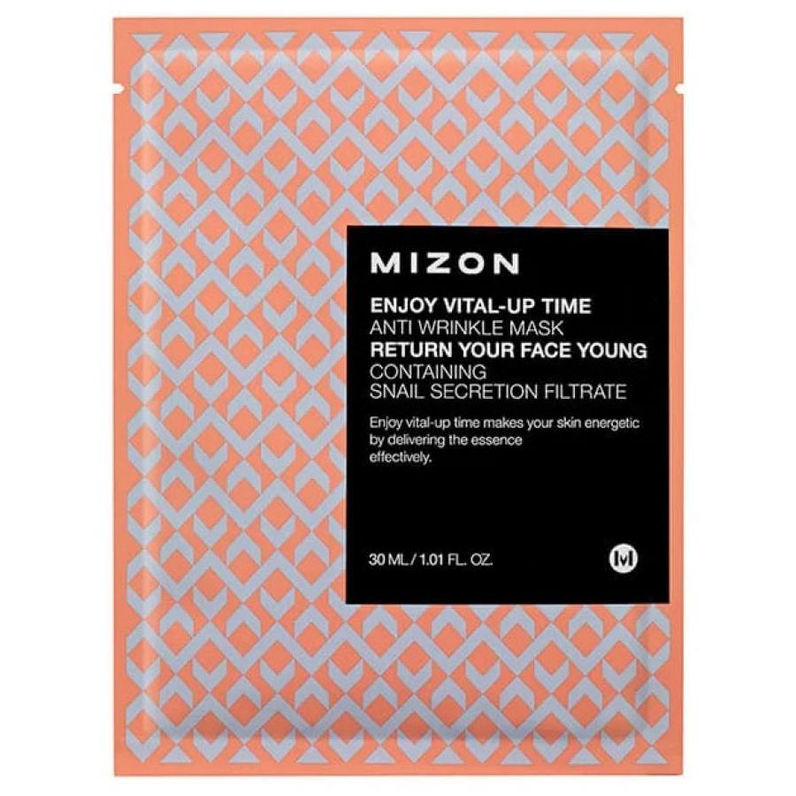 Маска листовая для лица антивозрастная Mizon Enjoy Vital Up Time Anti Wrinkle Mask