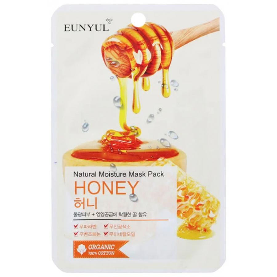 Маска тканевая с экстрактом меда Eunyul Natural Moisture Mask Pack Honey, 22мл