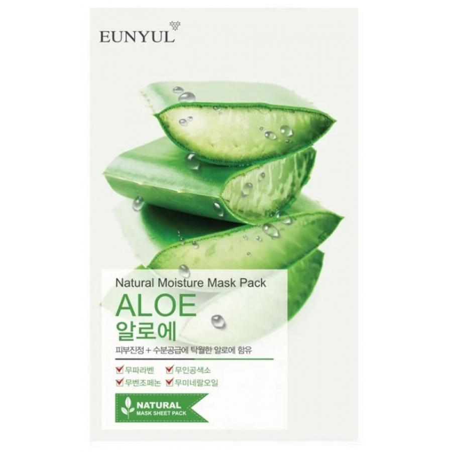 Маска тканевая с экстрактом алоэ Eunyul Natural Moisture Mask Pack Aloe, 22мл