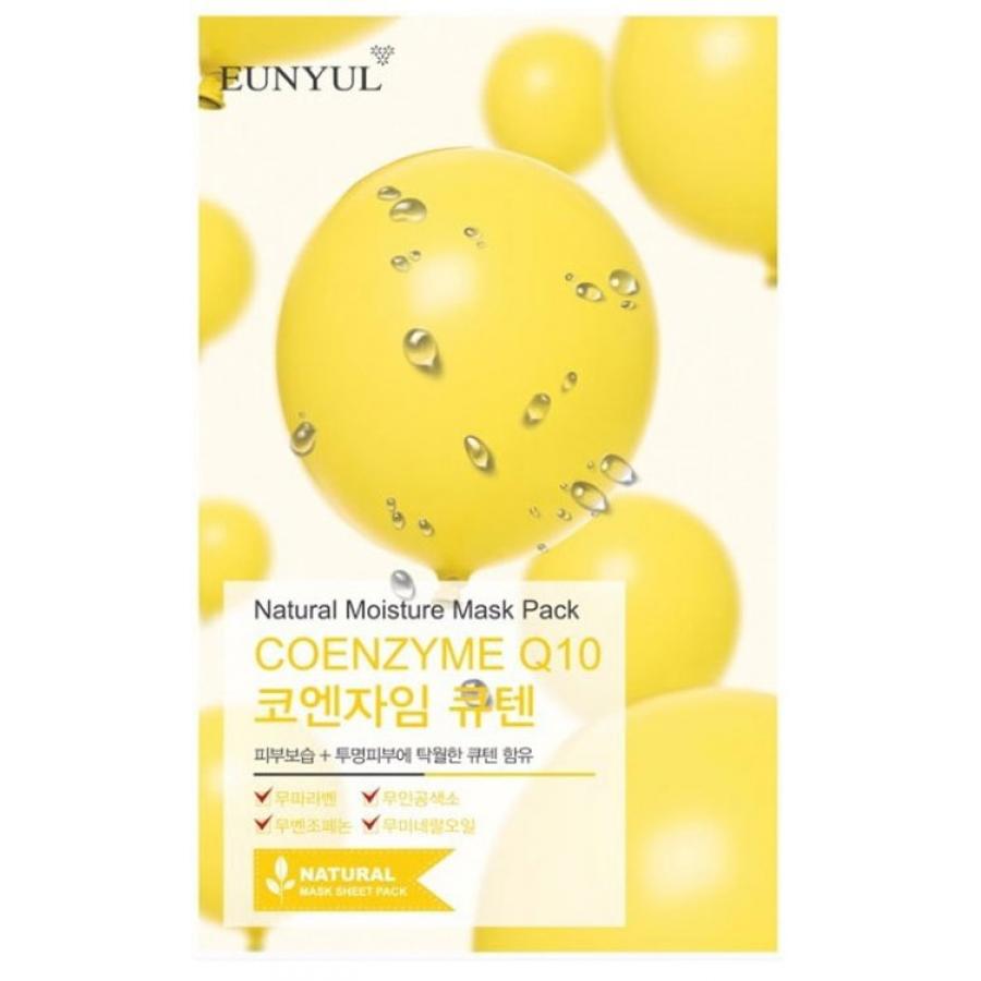 Маска тканевая с коэнзимом Q10 Eunyul Natural Moisture Mask Pack Coenzyme Q10, 22мл