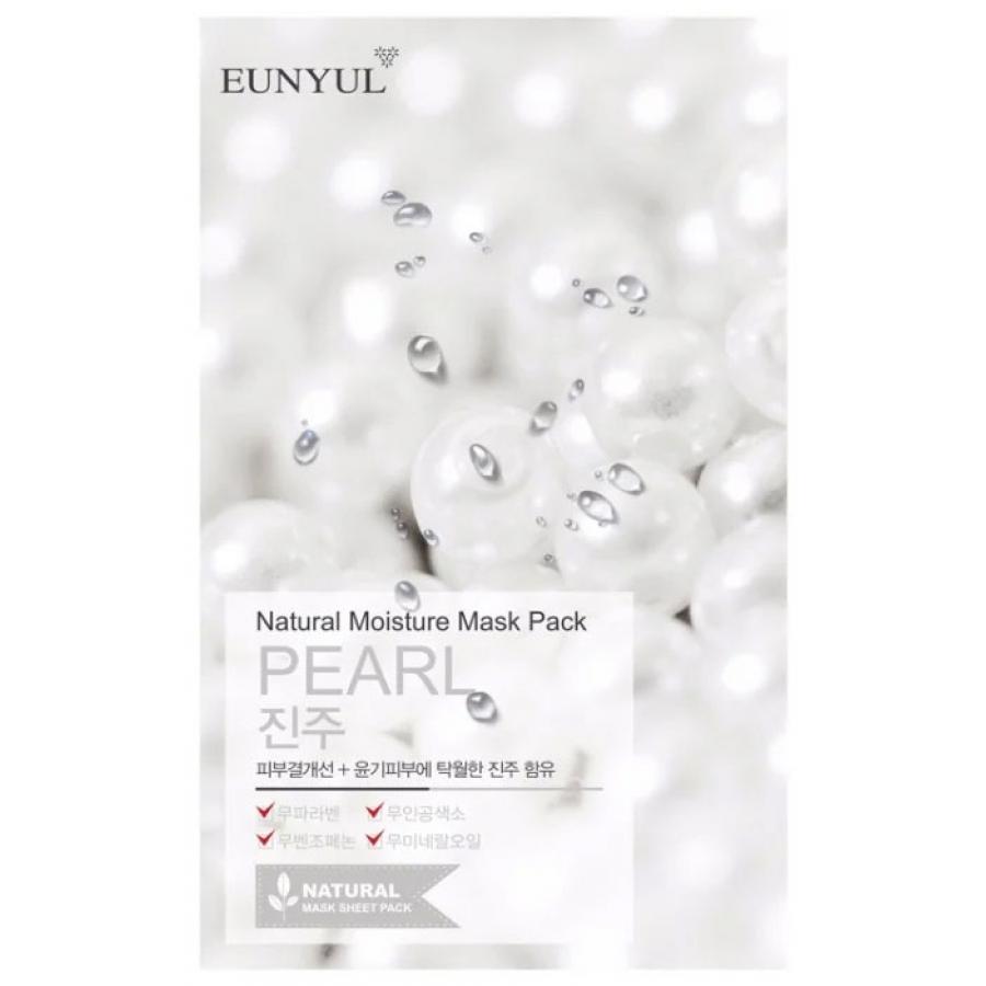 Маска тканевая с экстрактом жемчуга Eunyul Natural Moisture Mask Pack Pearl, 22мл