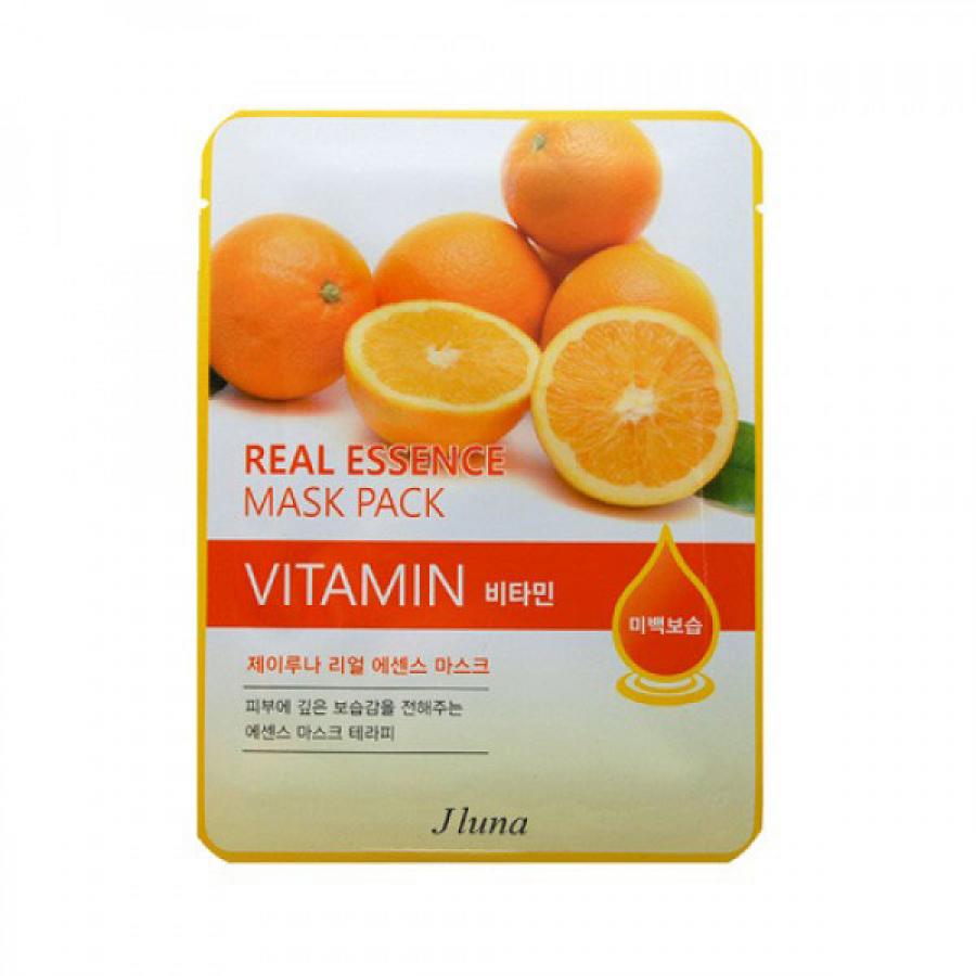 Тканевая маска с витаминами JLuna Real Essence Mask Pack Vitamin, 25мл