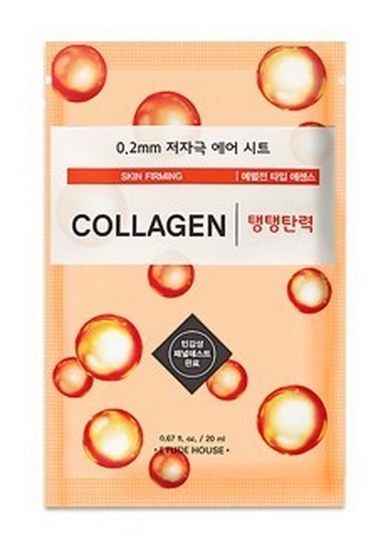 Маска для лица тканевая с колагеном Etude House 0.2 Therapy Air Mask Collagen Skin Firming