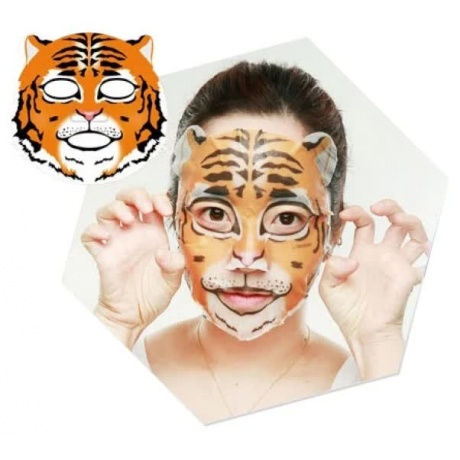 Маска таканевая с экстрактом женьшеня Animal Mask Series - Tiger 25мл - фото 3