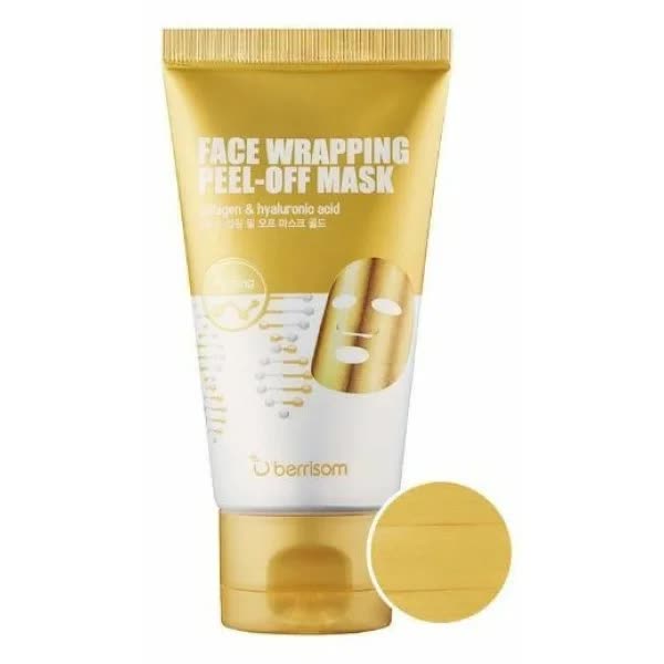 Маска-пленка для лица Berrisom Face Wrapping Peel Off Pack  Gold 50мл