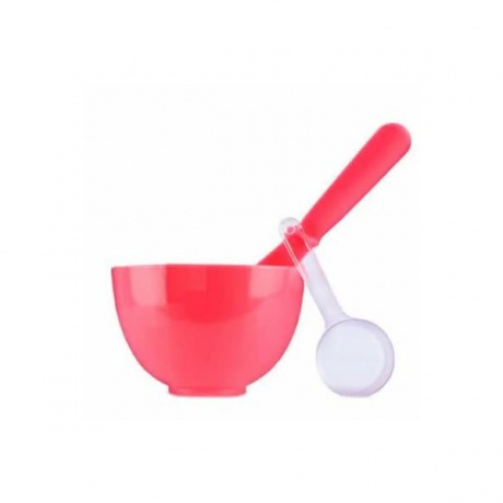 Набор для нанесения альгинатных масок Anskin Beauty Set Red (Rubber Ball Small/Spatula middle/Measuring Cup) 3шт - фото 2