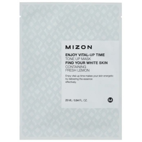 Осветляющая тканевая маска для лица Mizon Enjoy Vital Up Time Tone Up Mask - фото 1