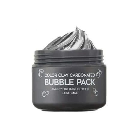Маска для лица глиняная пузырьковая G9SKIN Color Clay Carbonated Bubble Pack 100мл - фото 2
