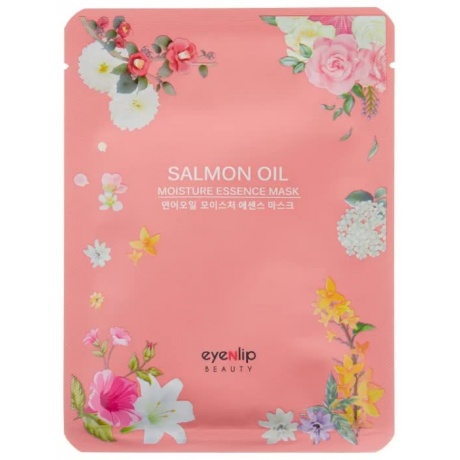 Маска для лица тканевая Eyenlip Salmon Oil Moisture Essence Mask 25 мл - фото 1
