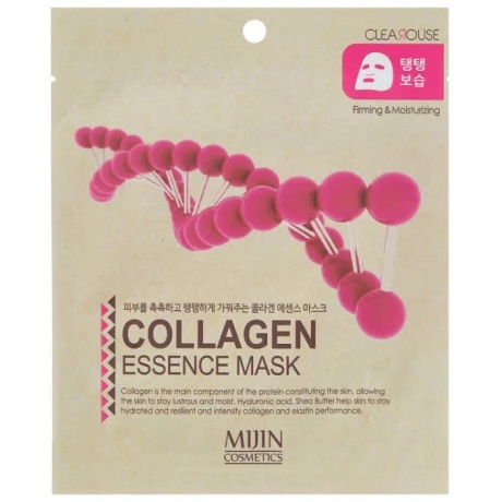 Маска для лица тканевая коллаген Mijin Cosmetics Collagen Essence Mask 25 г - фото 1