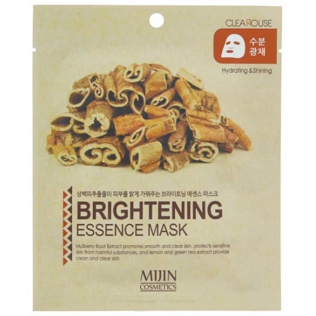 Маска тканевая для лица осветляющая Mijin Cosmetics Brightening Essence Mask 25 г - фото 1