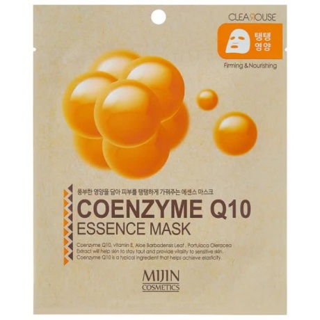 Маска тканевая для лица с коэнзимом Mijin Cosmetics Coenzyme Q10 Essence Mask 25 г - фото 1