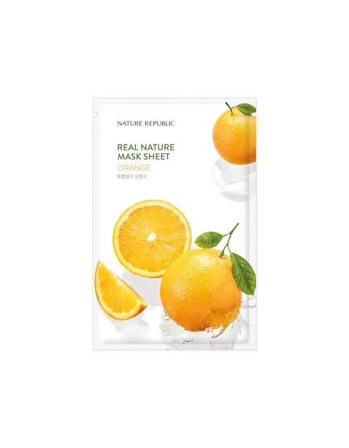 Маска для лица листовая Nature Republic Real Nature Orange Mask Sheet 23 г