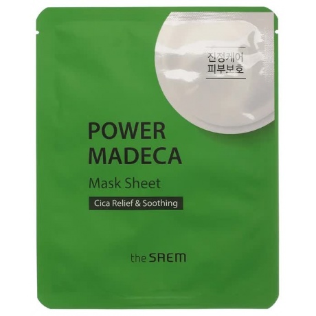 Маска на тканевой основе для лица The Saem Power Madeca Mask Sheet 28 г - фото 1