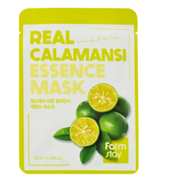 Фото - Тканевая маска для лица с экстрактом каламанси Real Calamansi Essence Mask farmstay тканевая маска с экстрактом каламанси 23 мл 5 уп