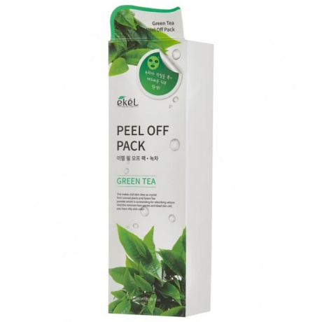 EKEL Маска-пленка с экстрактом зеленого чая Peel off pack Green Tea, 180мл - фото 2