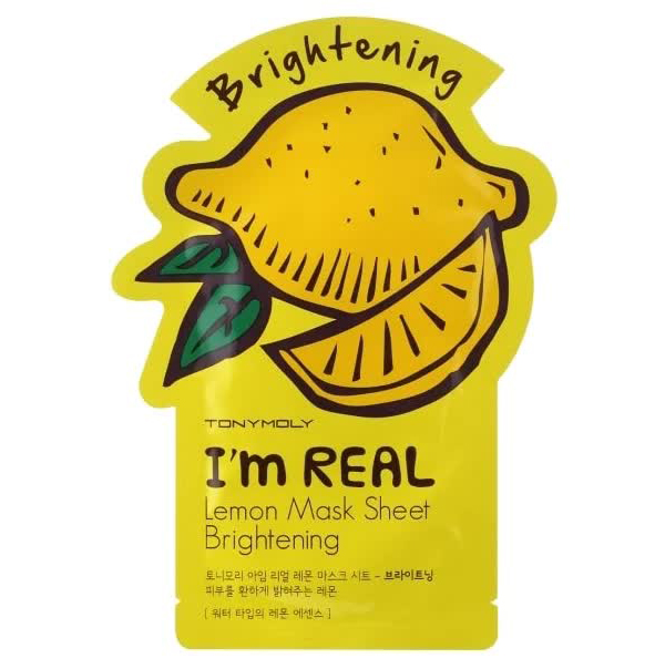 TONYMOLY Тканевая маска для лица с экстрактом лимона Im LEMON Mask Sheet Brightening, 21г