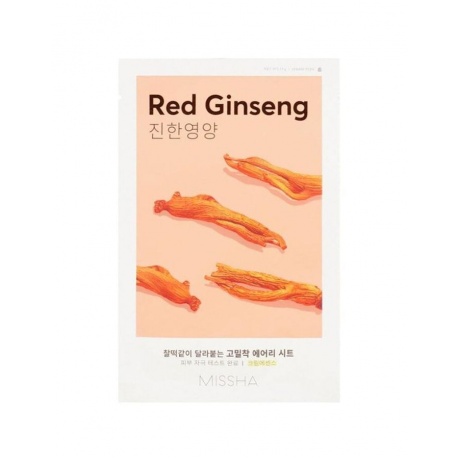 Маска для лица MISSHA Airy Fit Sheet Mask (Red Ginseng)