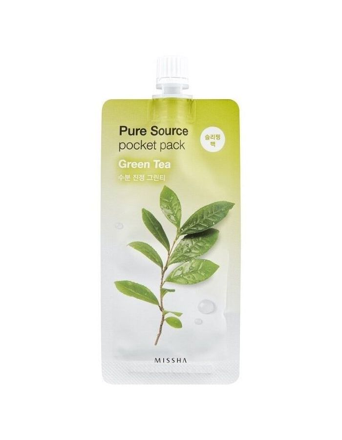 Маска для лица MISSHA Pure Source Pocket Pack (Green Tea) 10 мл