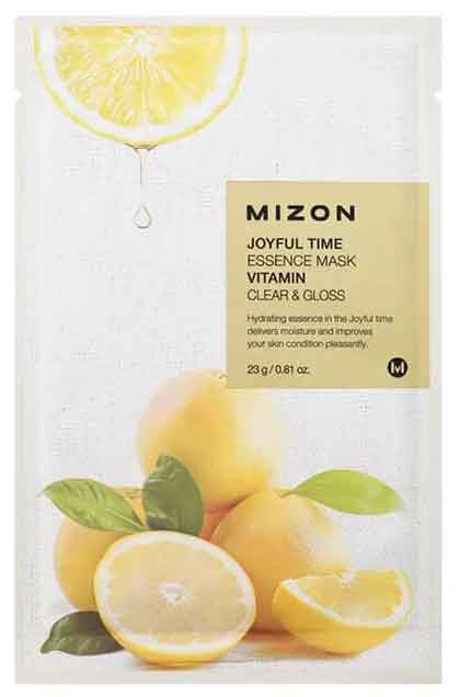Тканевая маска для лица с витамином С MIZON Joyful Time Essence Mask Vitamin C