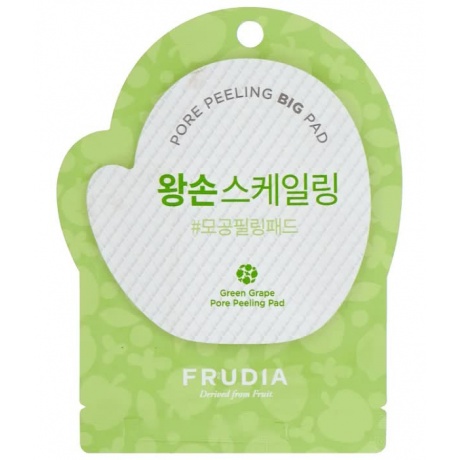 Frudia Пилинг-диск для лица с зеленым виноградом Green Grape Pore Peeling Big Pad, 1 шт, 5 мл - фото 2