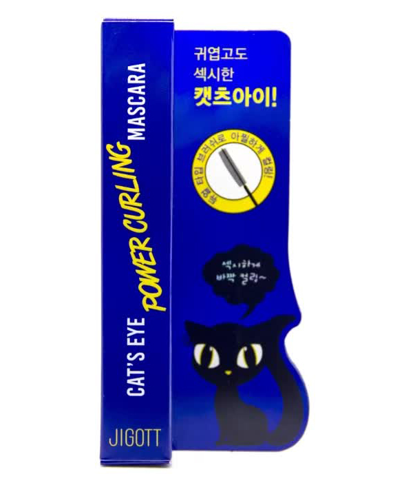 Тушь для ресниц подкручивающая Jigott Cat's Eye Power Curling Mascara