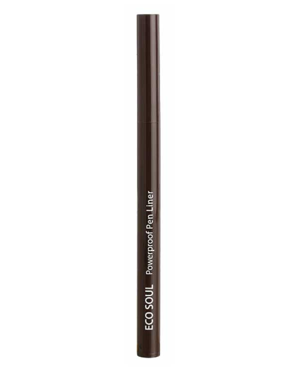 Подводка для глаз The Saem Eco Soul Powerproof Pen Liner 02 Brown