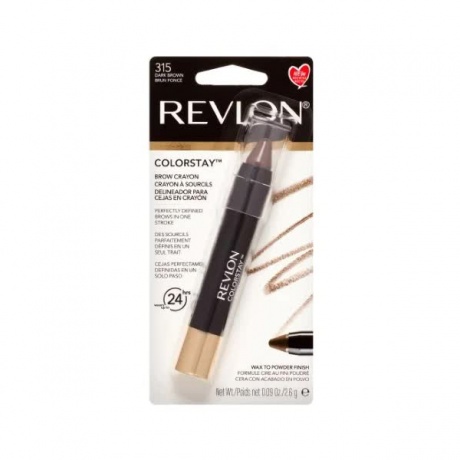 Карандаш для бровей Revlon Colorstay Brow Crayon Тон 315 - фото 2