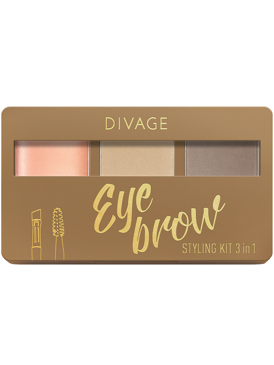 Набор для бровей Divage Eyebrow Styling New № 01
