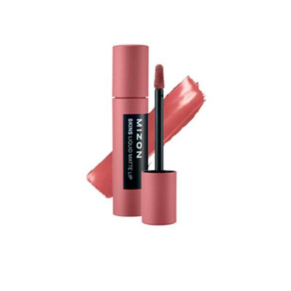 Жидкая матовая помада Mizon Skins Liquid Matte Lip #304 Unveil Pink