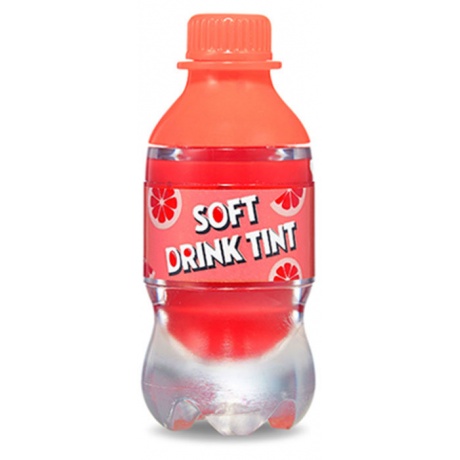 Тинт для губ Etude House Soft Drink Tint #OR201 Grapefruit Fantasy - фото 1