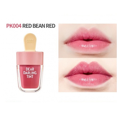 Увлажняющий гелевый тинт для губ Etude House Dear Darling Water Gel Tint Red Bean Red - фото 3