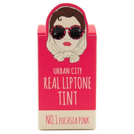 Тинт для губ Urban City Real Liptone Tint 1 FUCHSIA PINK 7гр - фото 2