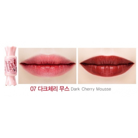 Тинт-мусс для губ Конфетка The Saem Saemmul Mousse Candy Tint 07 Dark Cherry Mousse 8гр - фото 2