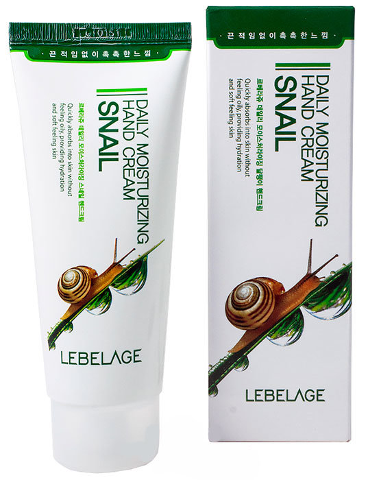 Крем для рук Lebelage Daily Moisturizing Snail Hand Cream, 100мл
