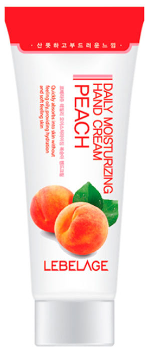 Крем для рук с персиком Lebelage Daily Moisturizing Peach Hand Cream, 100мл