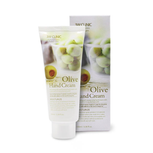 Крем для рук увлажняющий 3W Clinic Olive Hand Cream, 100 мл