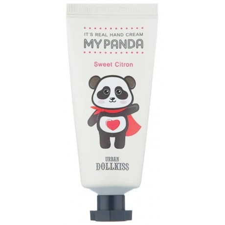 Крем для рук Urban Dollkiss It’s Real My Panda Hand Cream #03 SWEET CITRON 30гр - фото 1