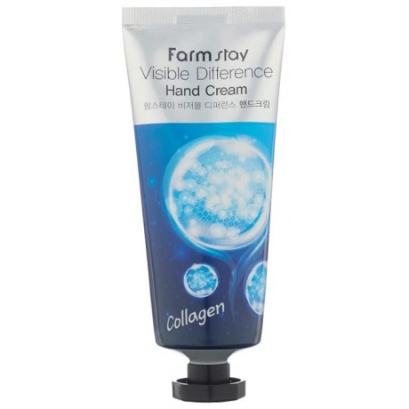 Крем для рук с коллагеном укрепляющий FarmStay Visible Difference Collagen Hand Cream - фото 1